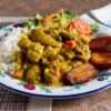 Caribbean lamb curry