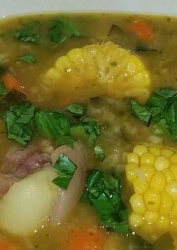 trini corn soup