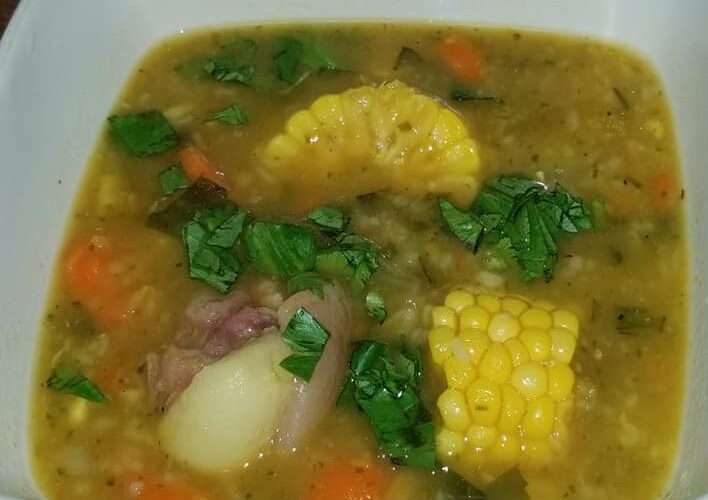 trini corn soup