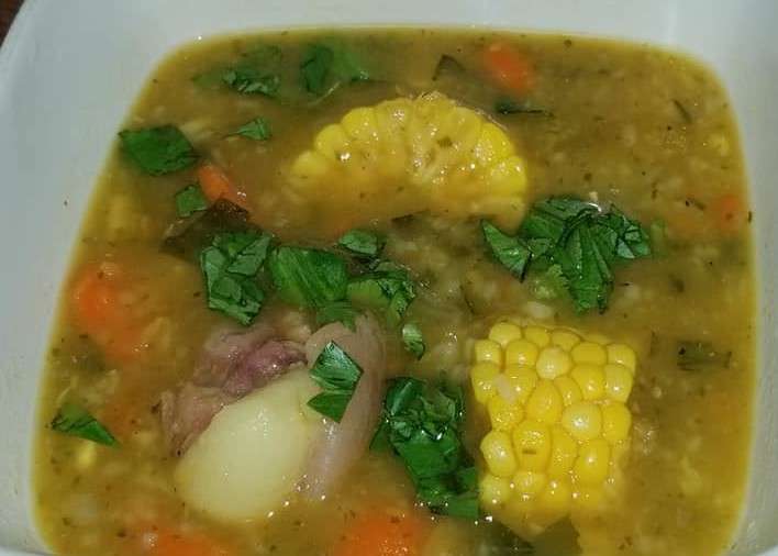 Traditional Trinidad Corn Soup