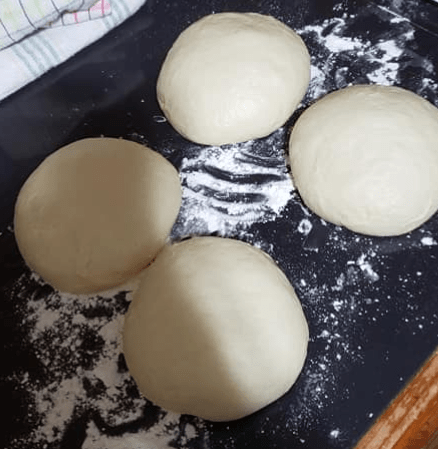 Homemade white bread