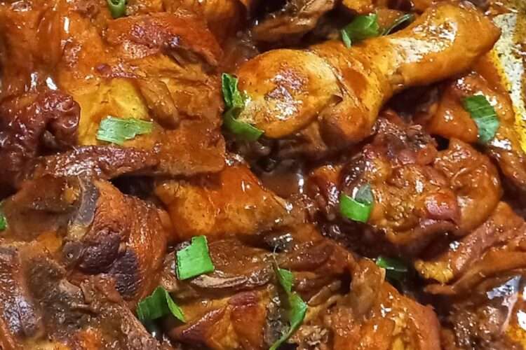 Trini stew chicken