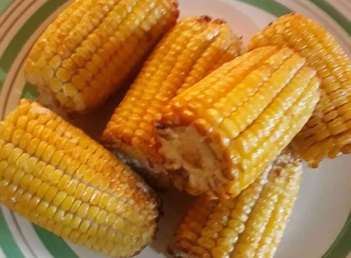 Air Fryer Caribbean Styled Roast Corn Recipe