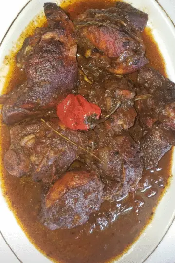 brown stew chicken