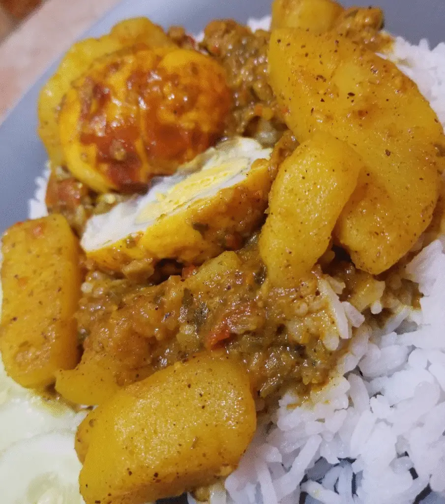 trini curry egg