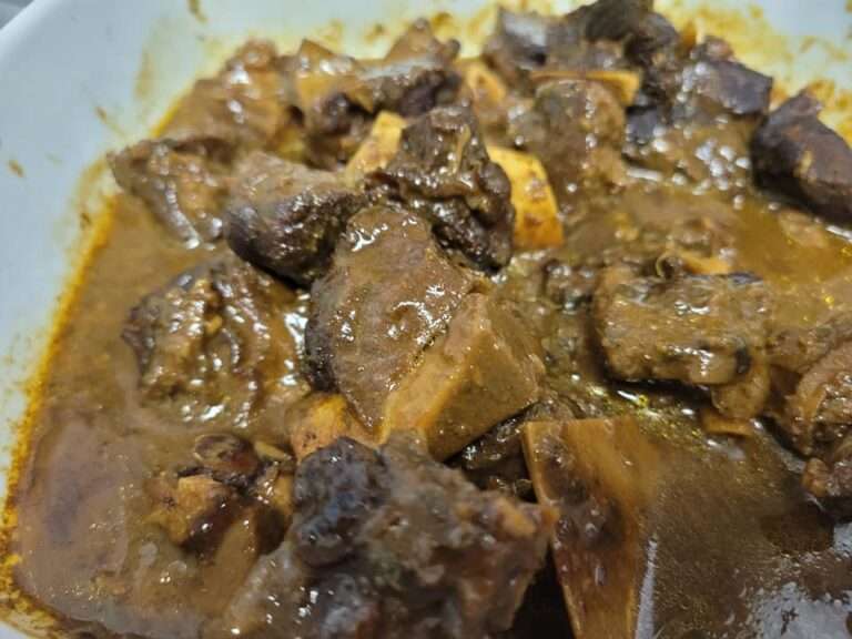 Caribbean Stew Goat Recipe