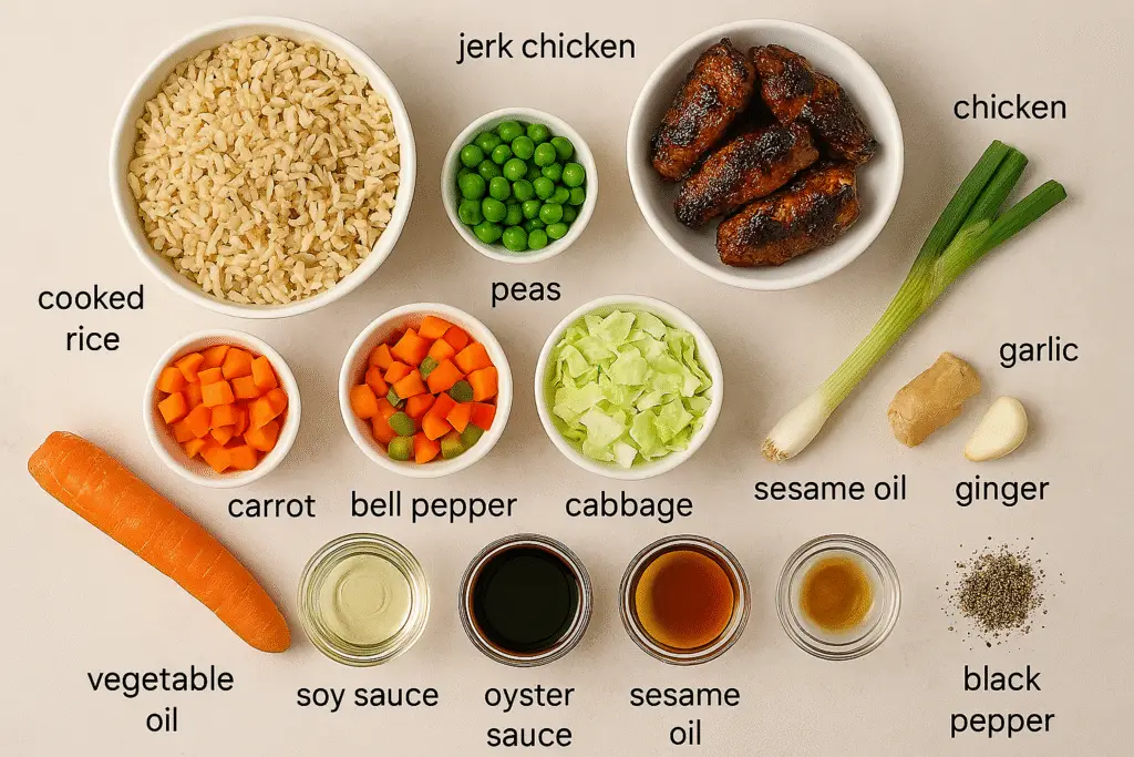 jerk chichen fried rice