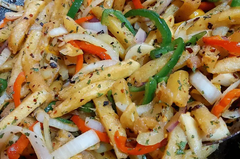 Trini-Styled Pepper Fries Recipe